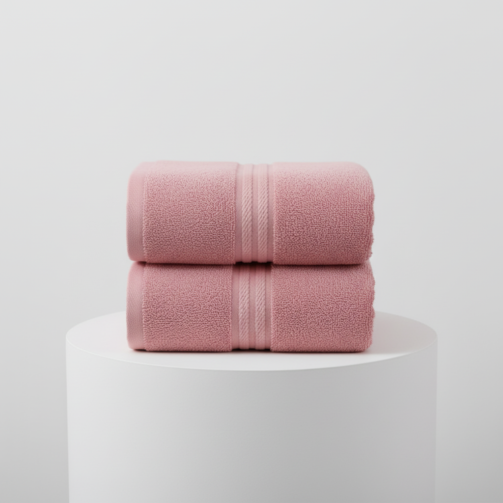 Cotton Bath Towel Collection - Soft and Absorbent