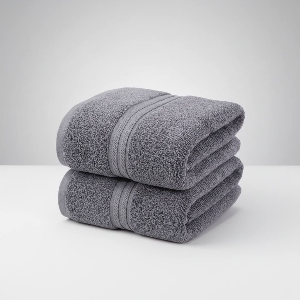 Cotton Bath Towel Collection - Soft and Absorbent