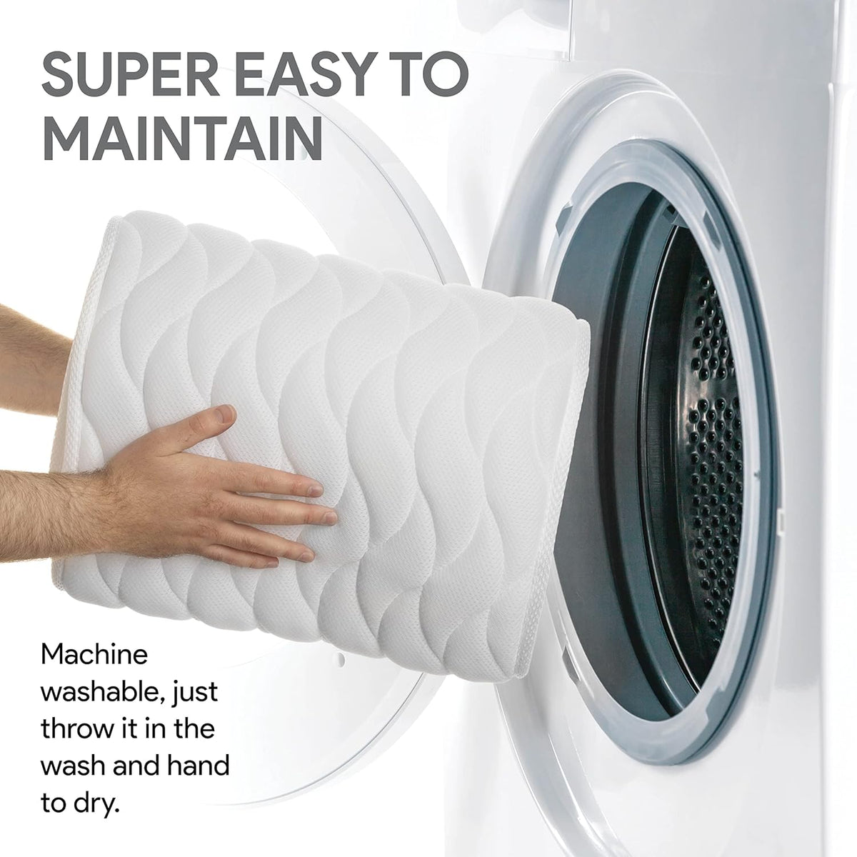 ComfortWave Full-Length Bathtub Cushion for Relaxation