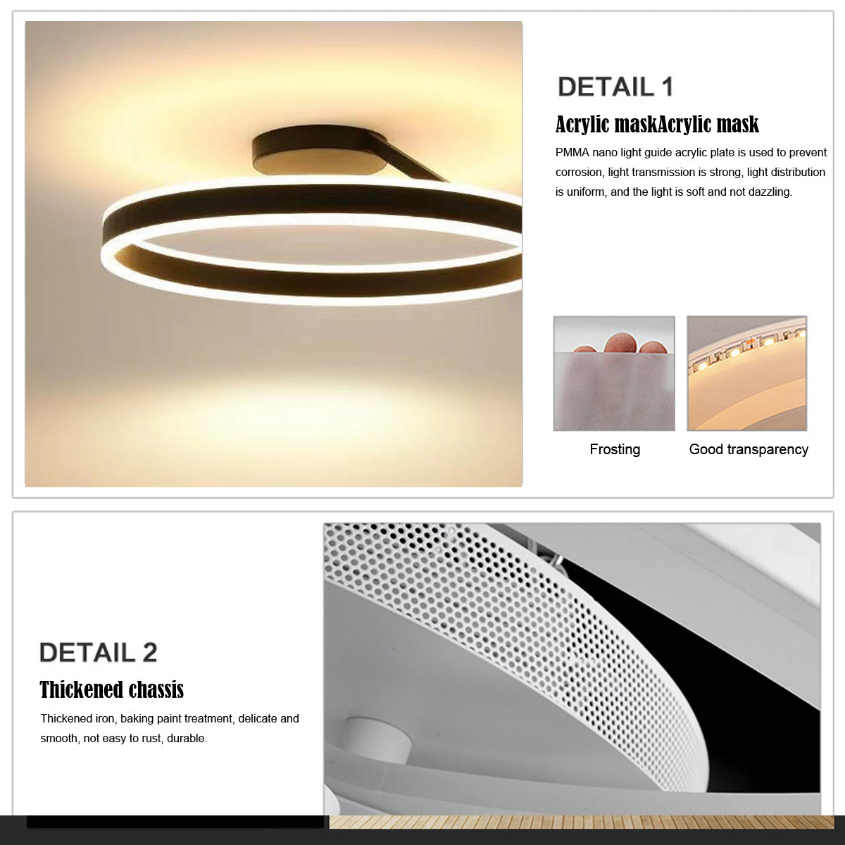Contemporary LED Ceiling Light Fixture
