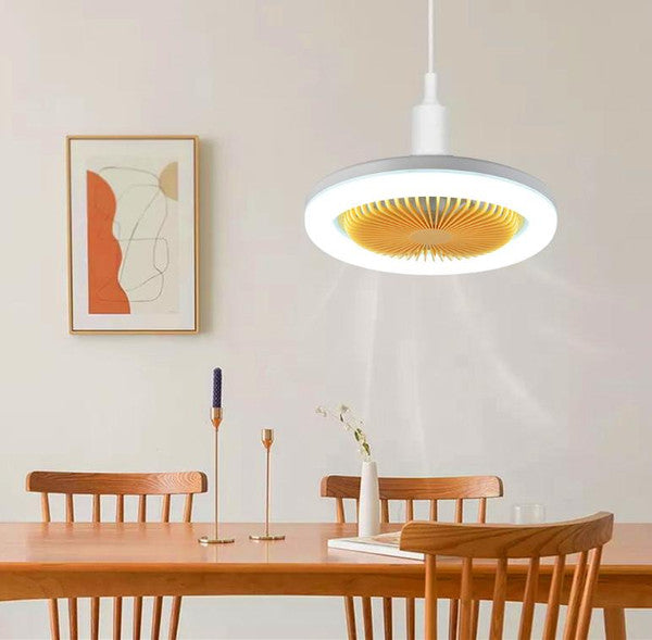 Sleek LED Ceiling Breeze with Remote Control