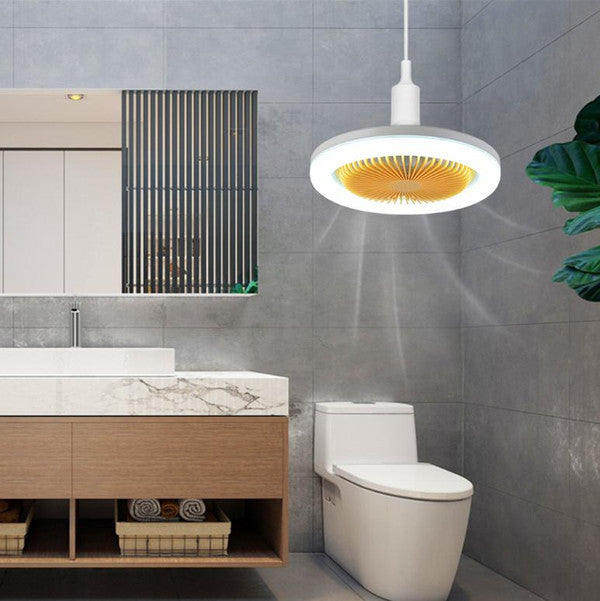 Sleek LED Ceiling Breeze with Remote Control