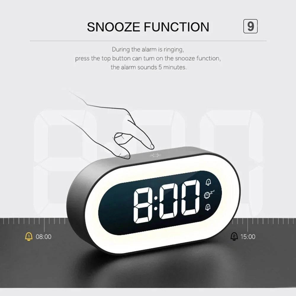 Serene Glow Wake-Up Clock