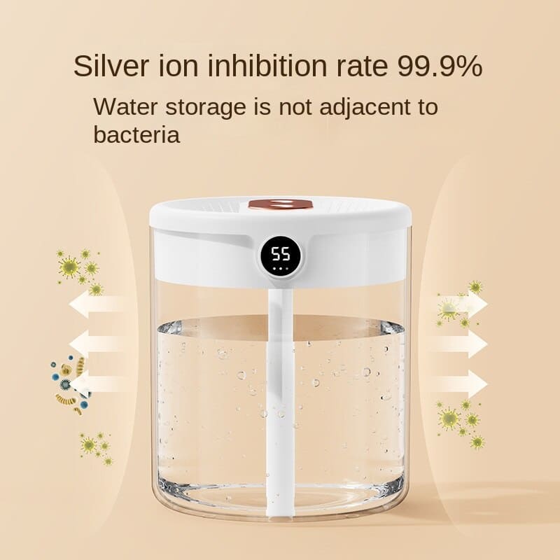 2L Smart Humidifier with Dual Mist Outputs