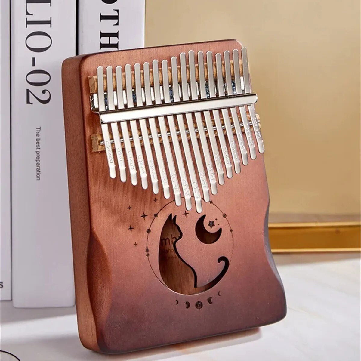 Elegant 17-Key Thumb Piano for Musical Exploration