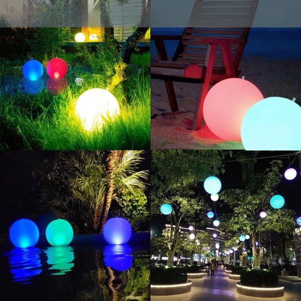 Colorful Floating LED Light for Pools and Gardens