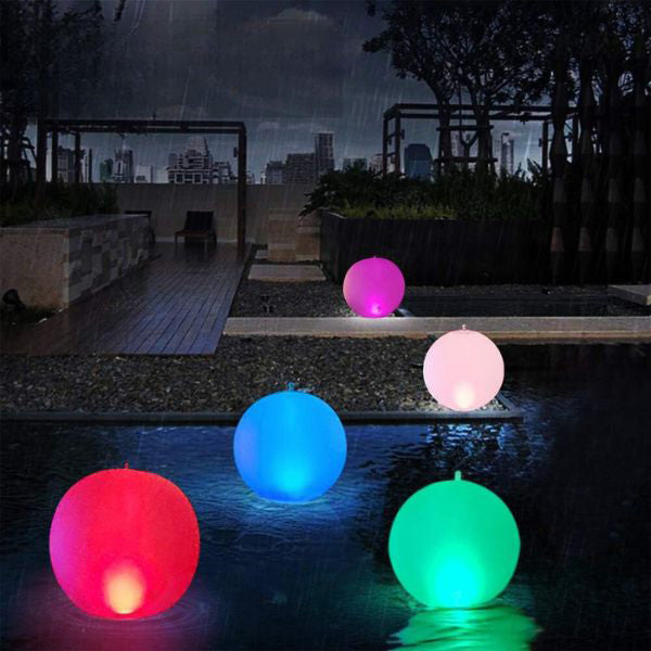 Colorful Floating LED Light for Pools and Gardens