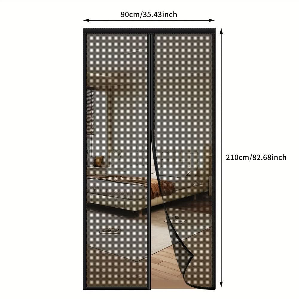 InsectGuard - Magnetic Mesh Curtain for Breezy Protection