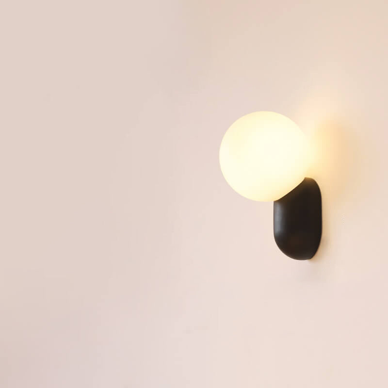LustreAura | Chic Resin and Glass Wall Light Fixture