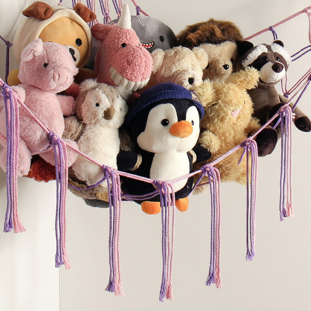 Chic Hanging Toy Organizer for Kids' Spaces | Durable & Stylish