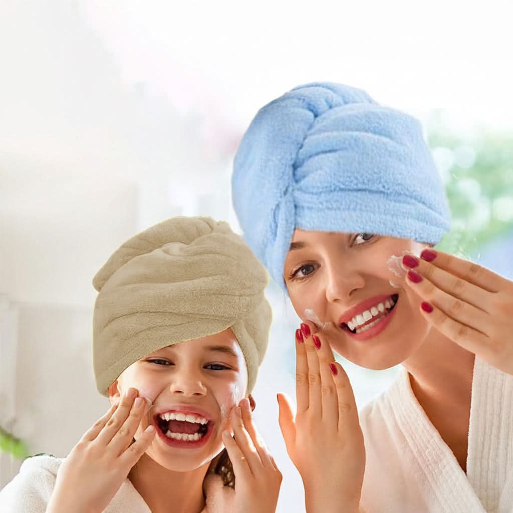 Softhug – Ultra-Absorbent Microfiber Hair Wrap for Quick Drying