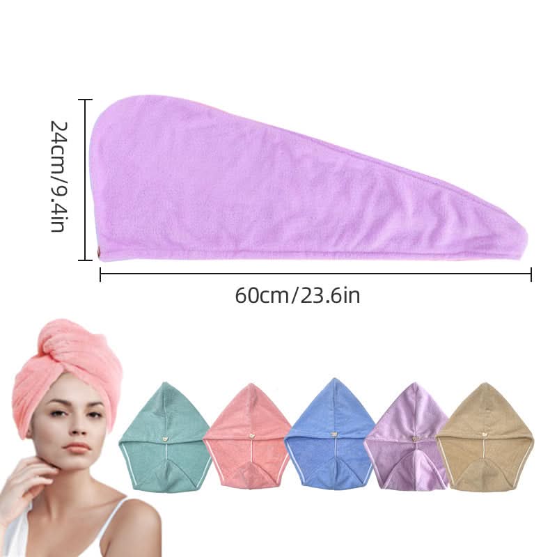 Softhug – Ultra-Absorbent Microfiber Hair Wrap for Quick Drying