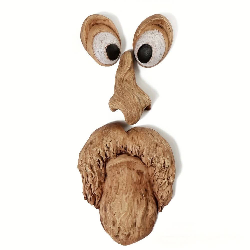 Charming Tree Face Décor to Enliven Your Garden