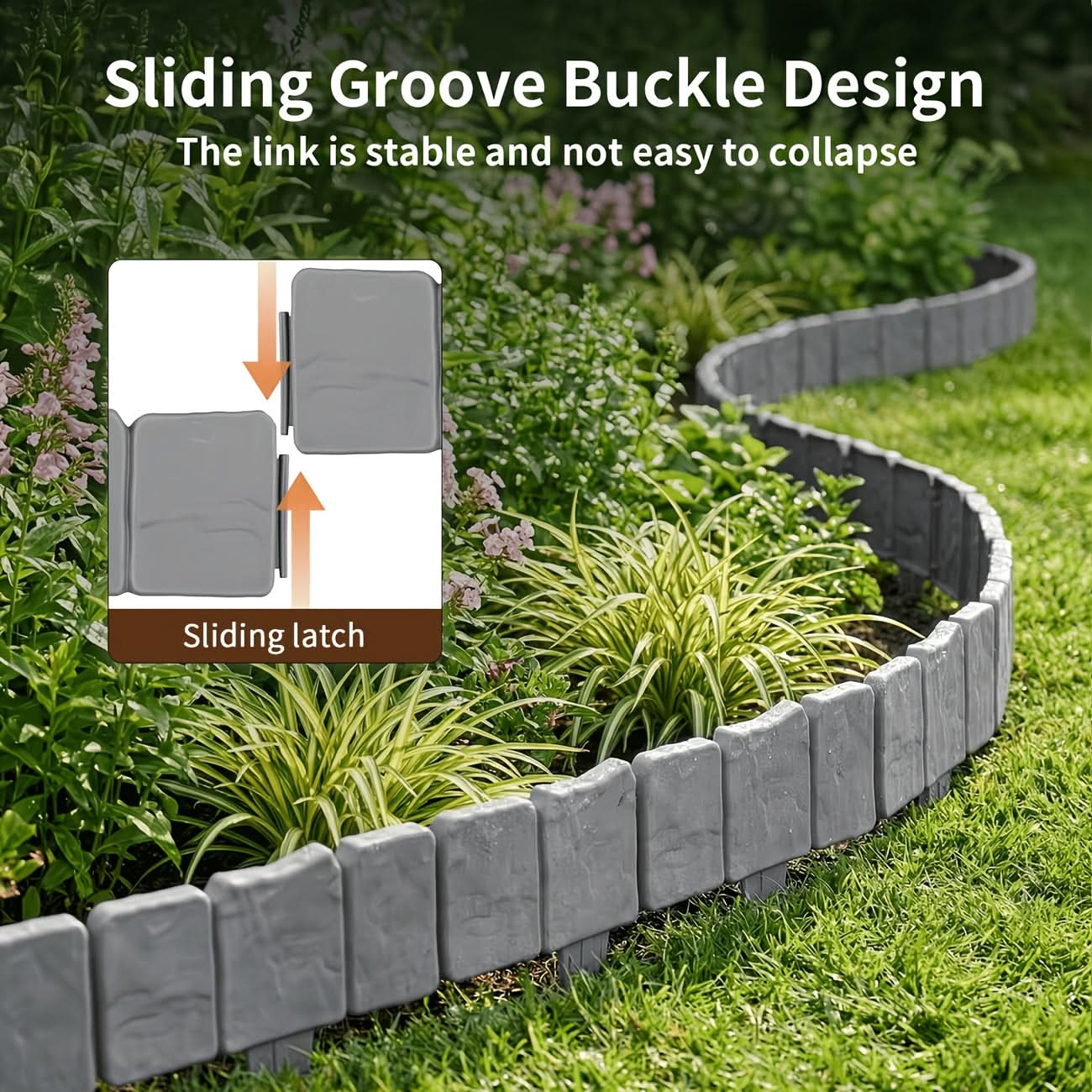 Elegant Garden Edging Solution for Neat Lawn Borders