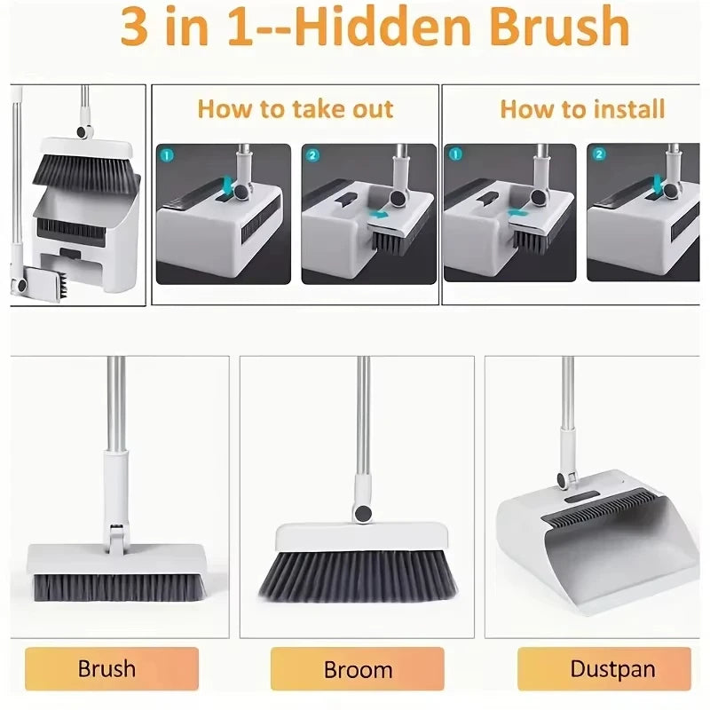 EasyReach – Extended Handle Broom and Cleaning Kit