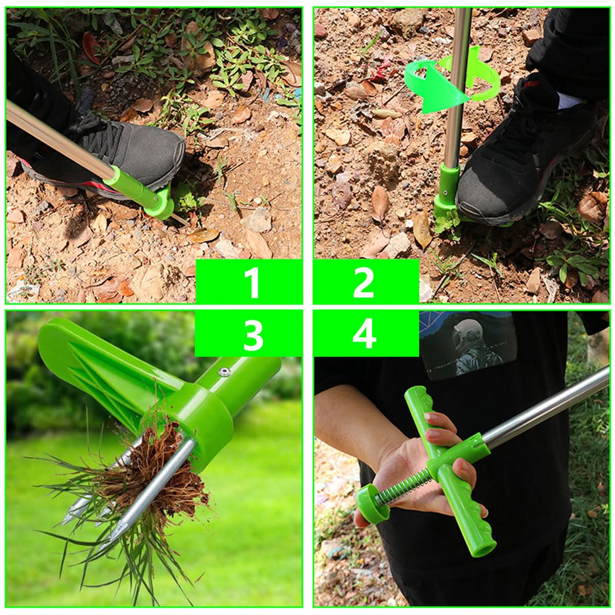 WeedMaster Pro - Ergonomic Stand-Up Weed Remover Tool