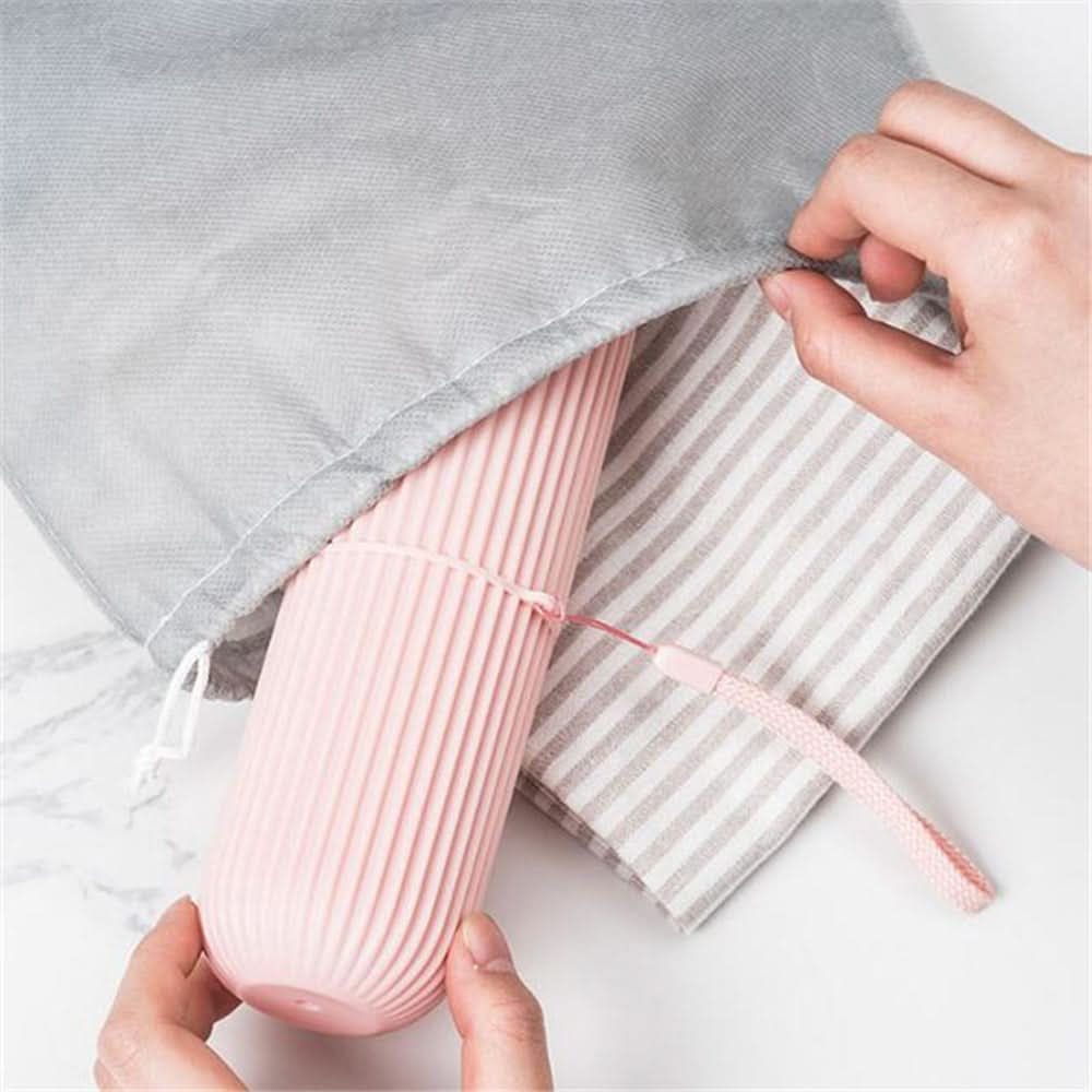 On-the-Go Hygiene Kit – Compact Toothbrush and Toothpaste Holder