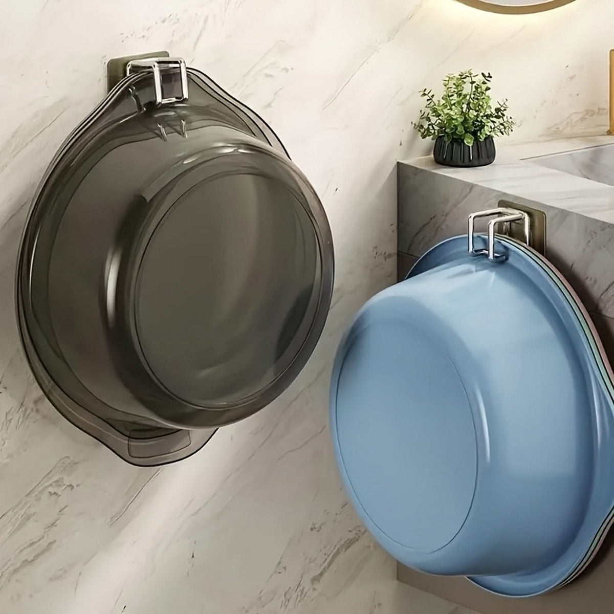 SLEEK HOOK – No-Drill Stainless Steel Hook for Towel and Basin Storage
