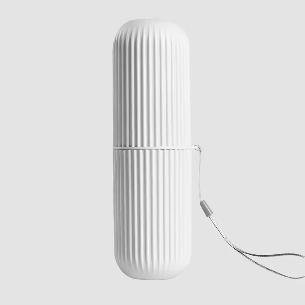 On-the-Go Hygiene Kit – Compact Toothbrush and Toothpaste Holder