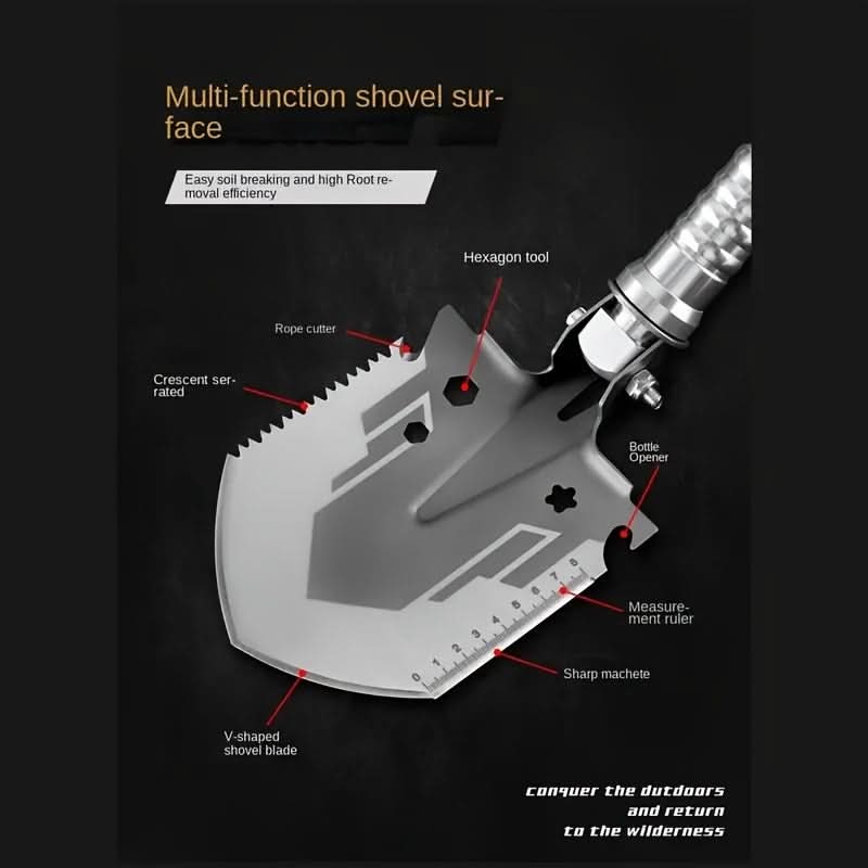 PackMate - Versatile Folding Shovel for Outdoor Adventures