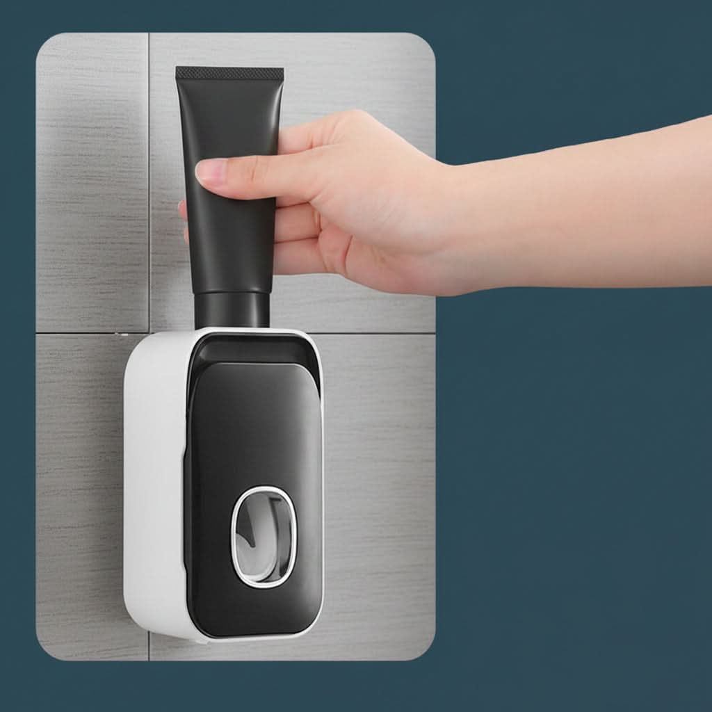 Organize Your Bathroom with the Smart Toothpaste Dispenser