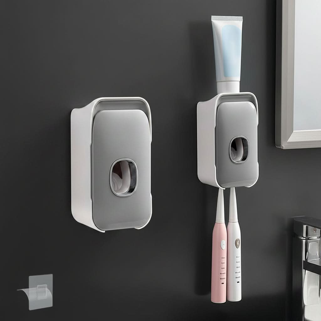 Organize Your Bathroom with the Smart Toothpaste Dispenser