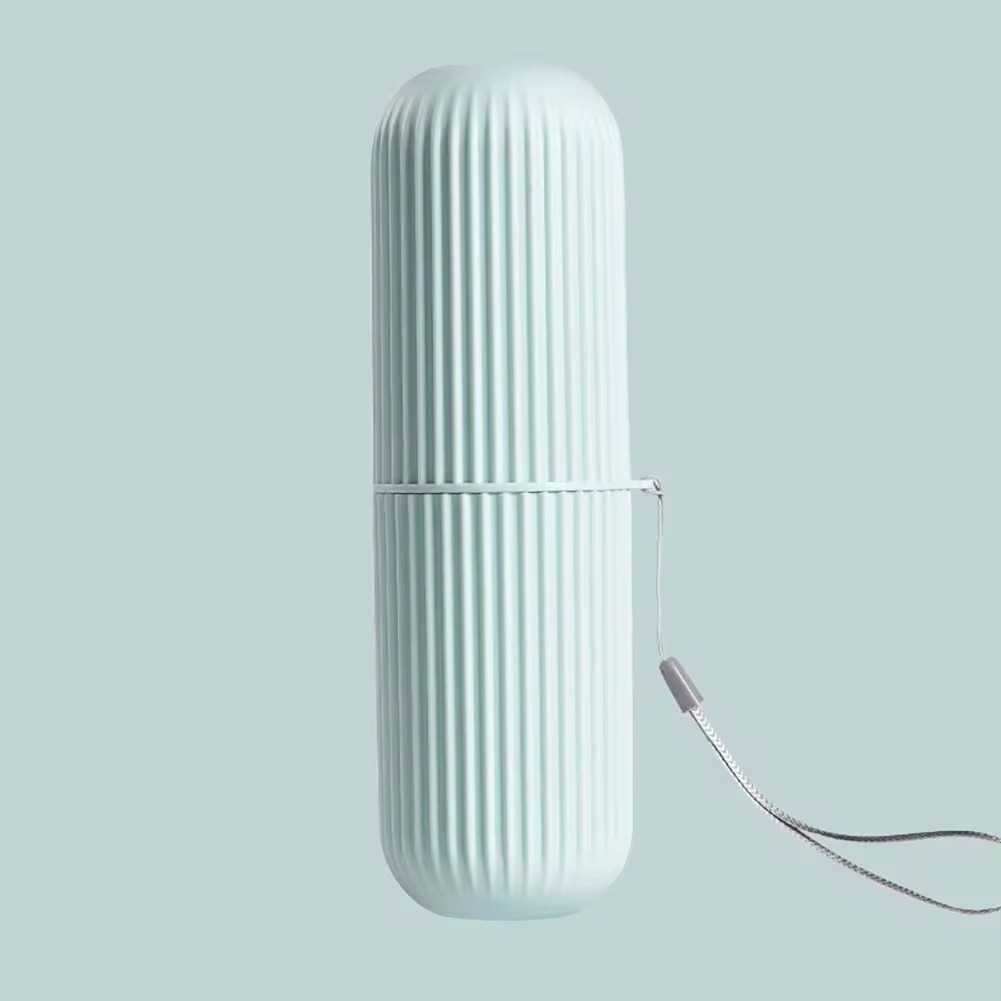 On-the-Go Hygiene Kit – Compact Toothbrush and Toothpaste Holder