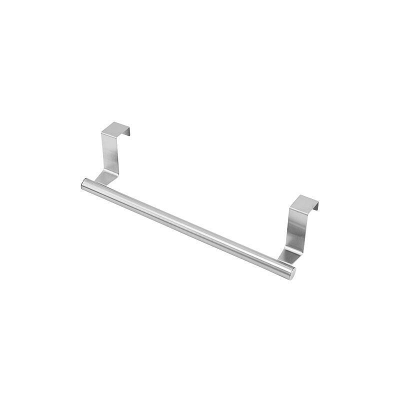 Space-Saving Towel Rack – Stainless Steel Over-Door Solution