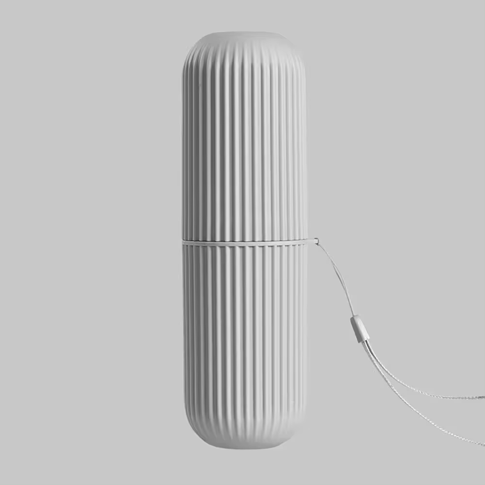 On-the-Go Hygiene Kit – Compact Toothbrush and Toothpaste Holder