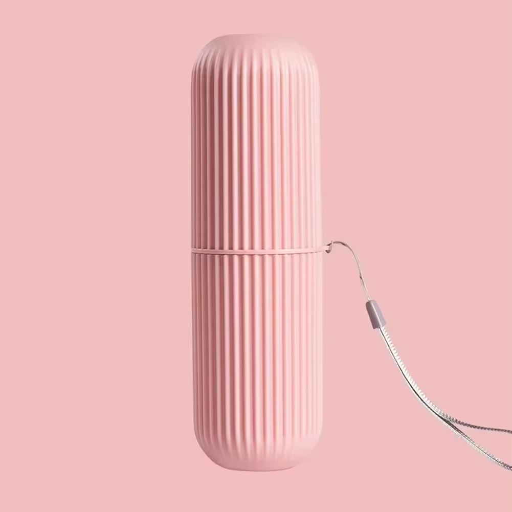 On-the-Go Hygiene Kit – Compact Toothbrush and Toothpaste Holder