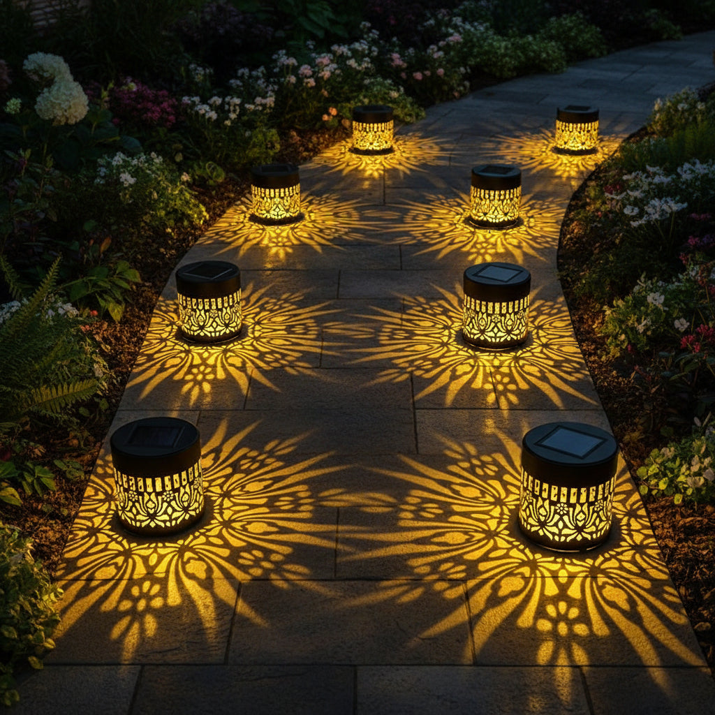 Lunara – Solar Lotus Projection Decorative Table Light