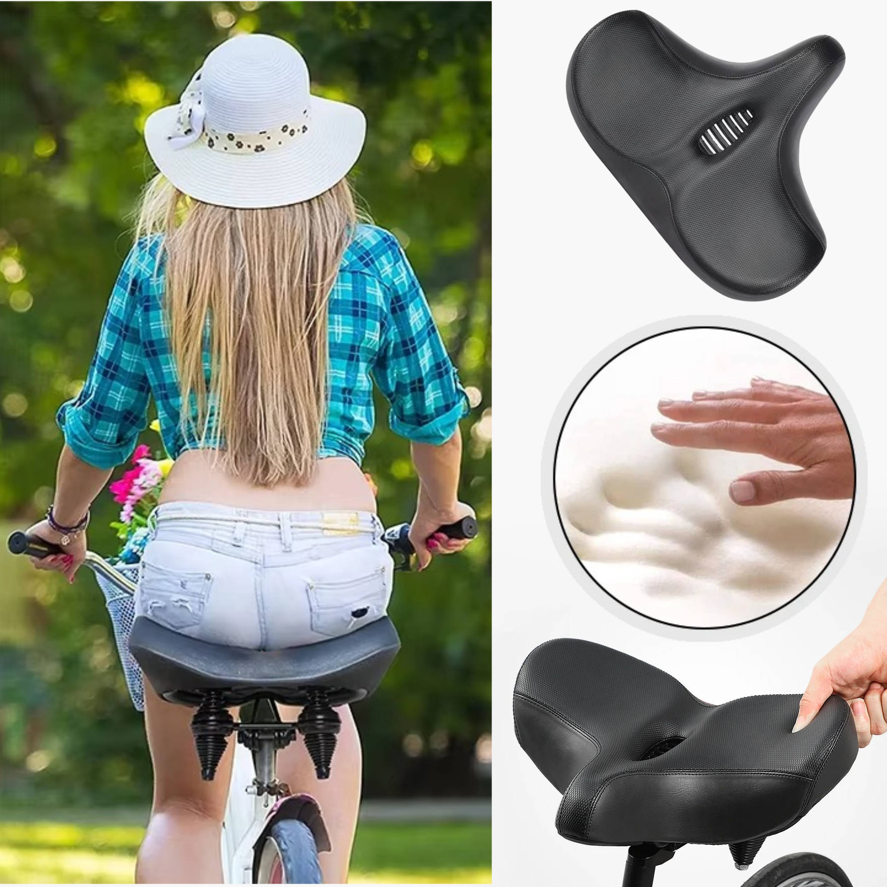 Ultimate Comfort Bicycle Seat for Extended Journeys