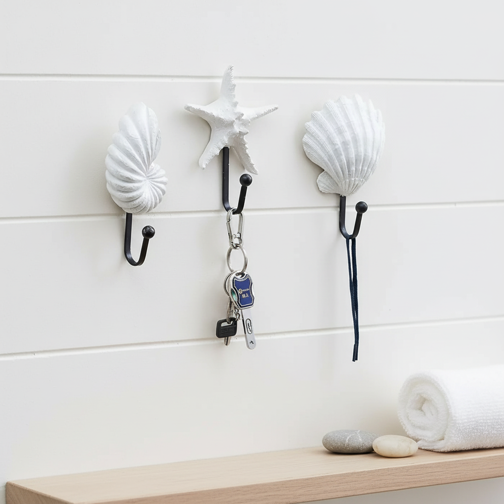 Nautical Themed Storage Decor – Coastal Shelf Organizer