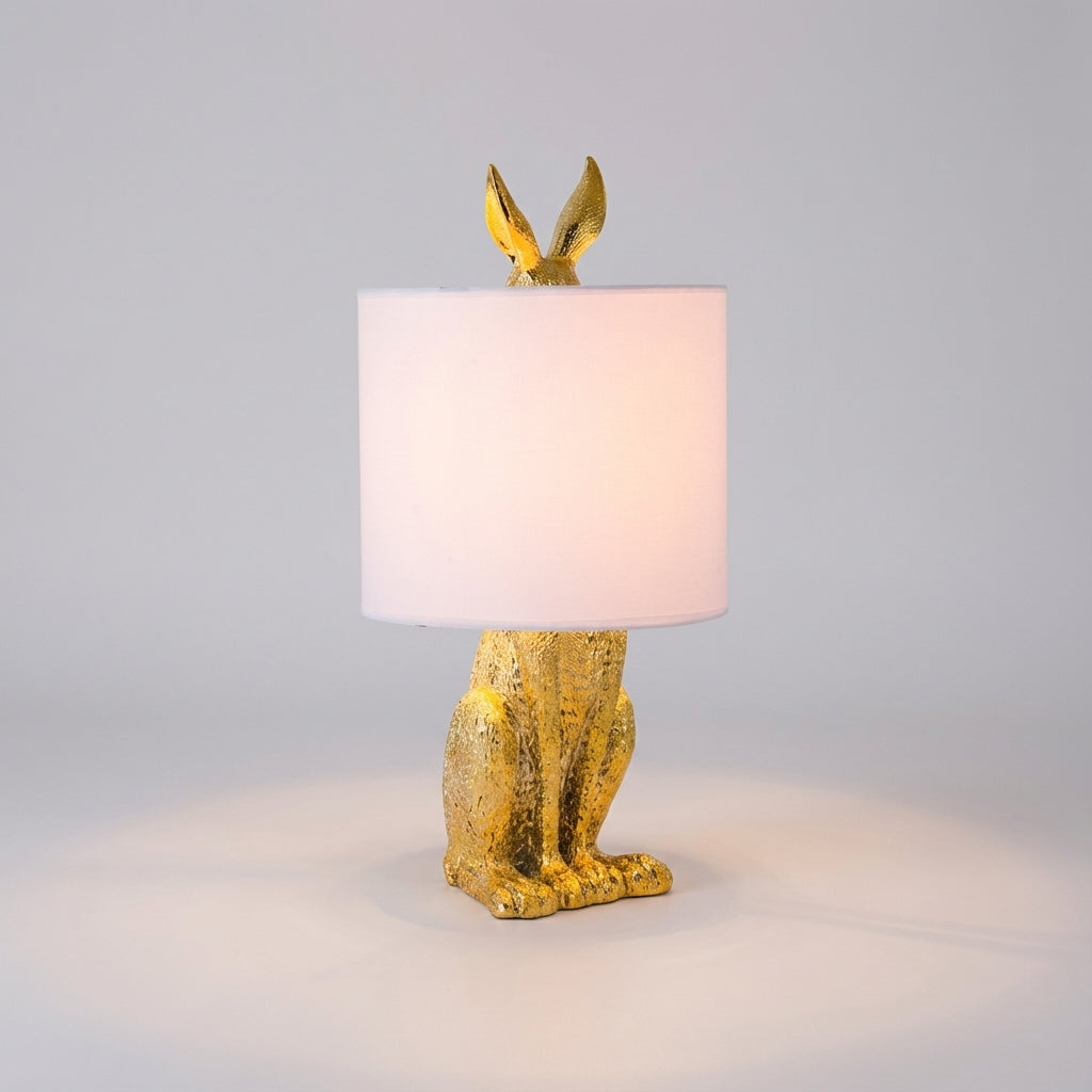 Animal-Themed Accent Lamp with Mask Design