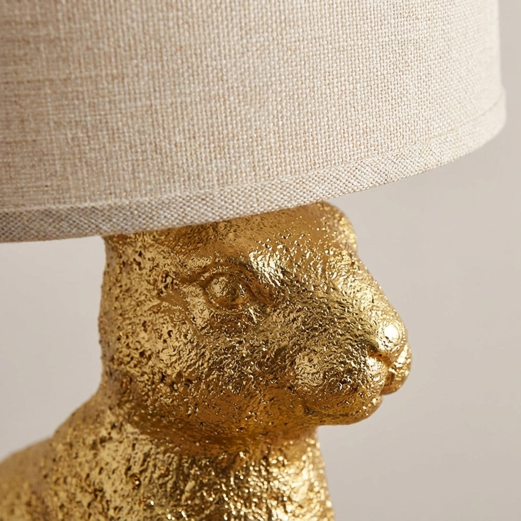 Animal-Themed Accent Lamp with Mask Design