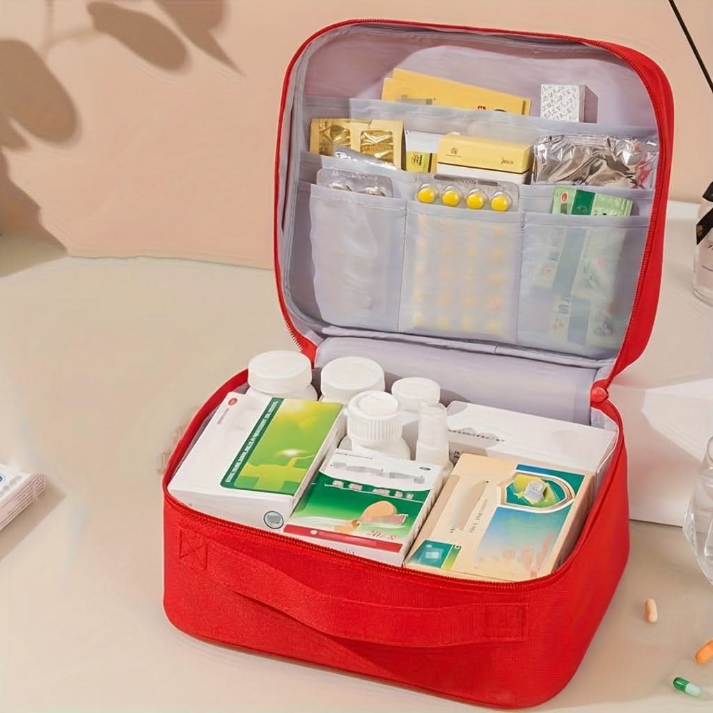 HealthKeeper - Extra-Large Travel First Aid Kit Organizer