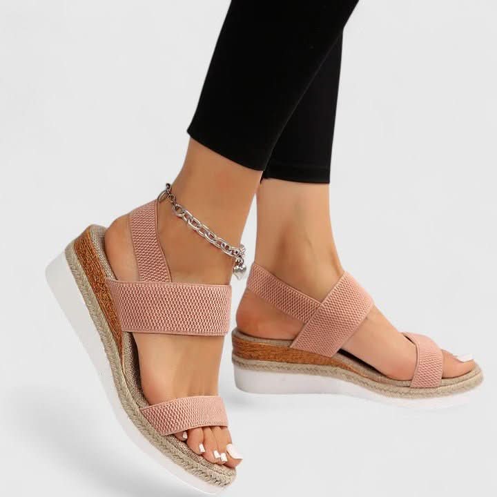ComfortFit - Supportive Wedge Sandals for Women
