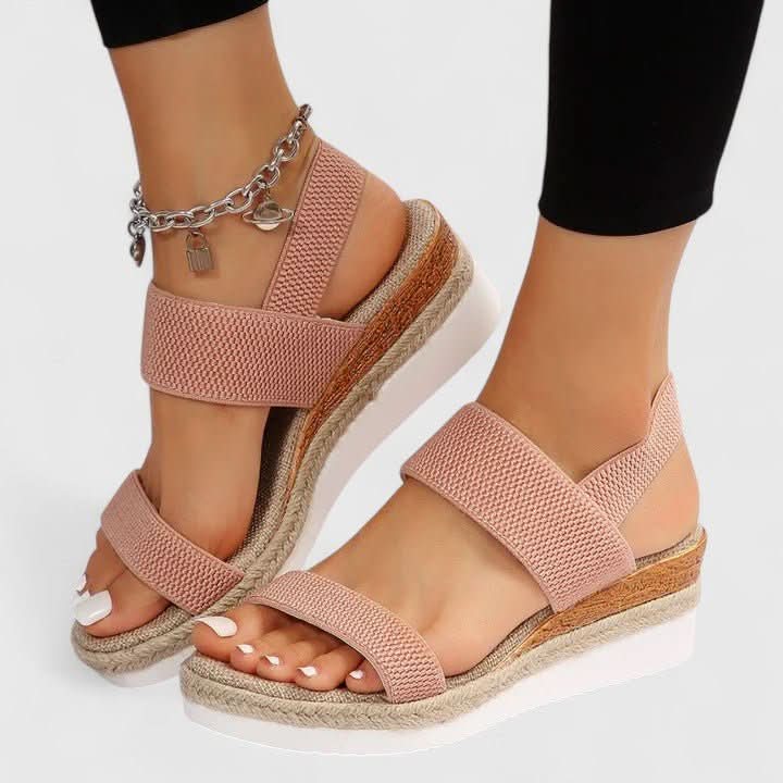 ComfortFit - Supportive Wedge Sandals for Women