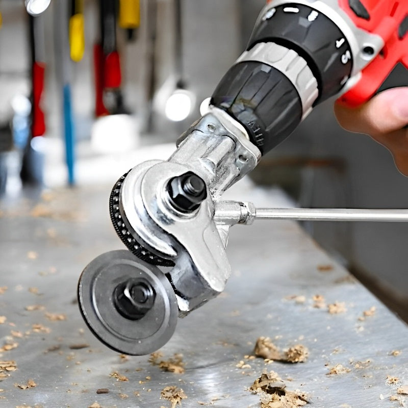 Heavy-Duty Metal Cutting Drill Attachment for Precision Work