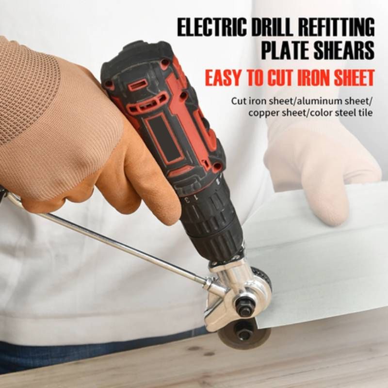 Heavy-Duty Metal Cutting Drill Attachment for Precision Work