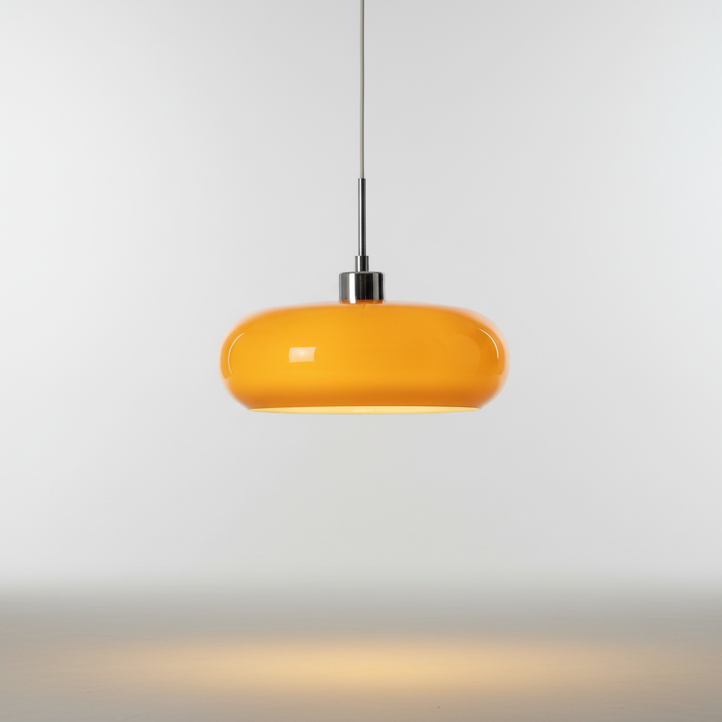 HaloSphere Style Metal and Glass Light Fixture