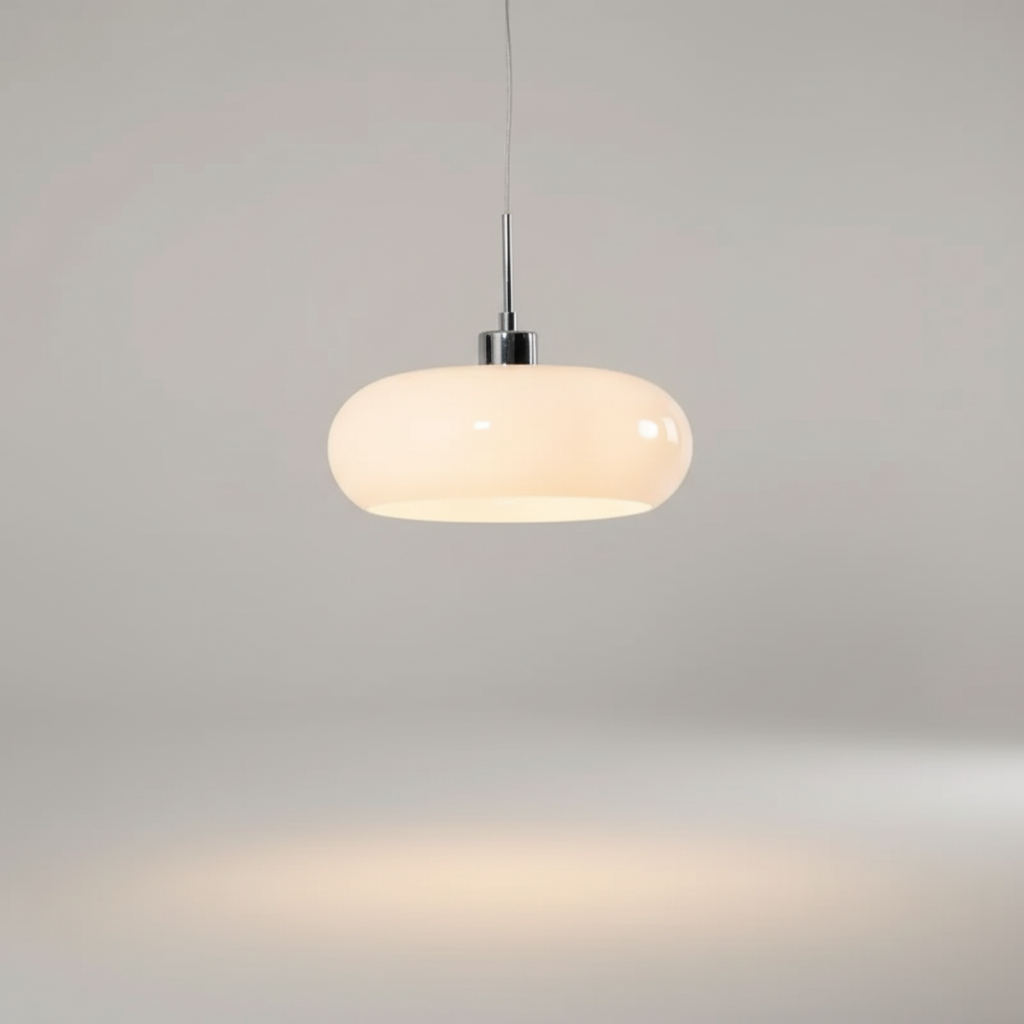 HaloSphere Style Metal and Glass Light Fixture