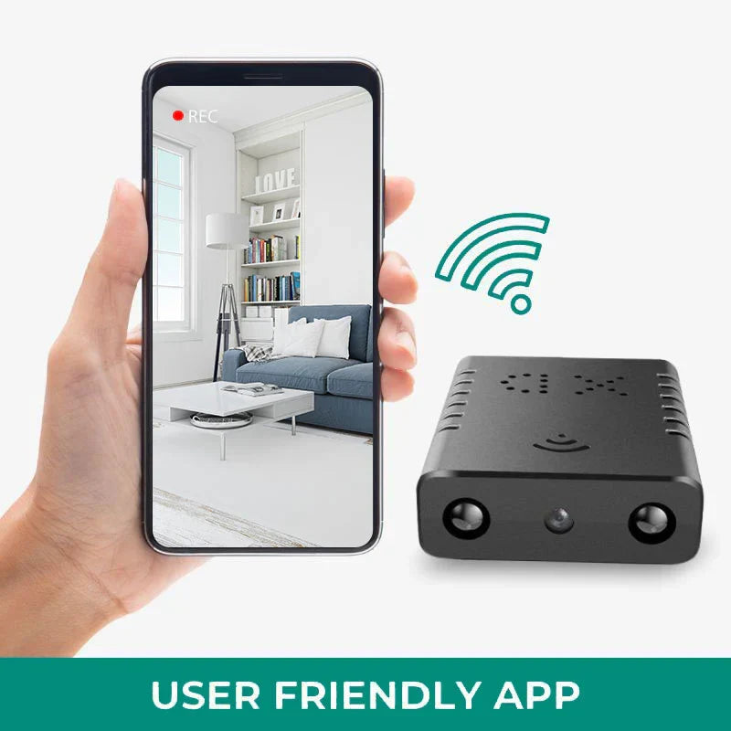 Compact HD Surveillance Camera with Audio & Motion Alerts