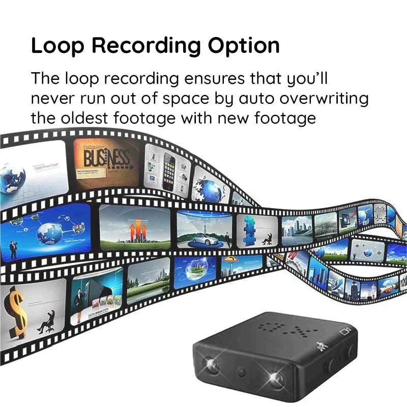 Compact HD Surveillance Camera with Audio & Motion Alerts