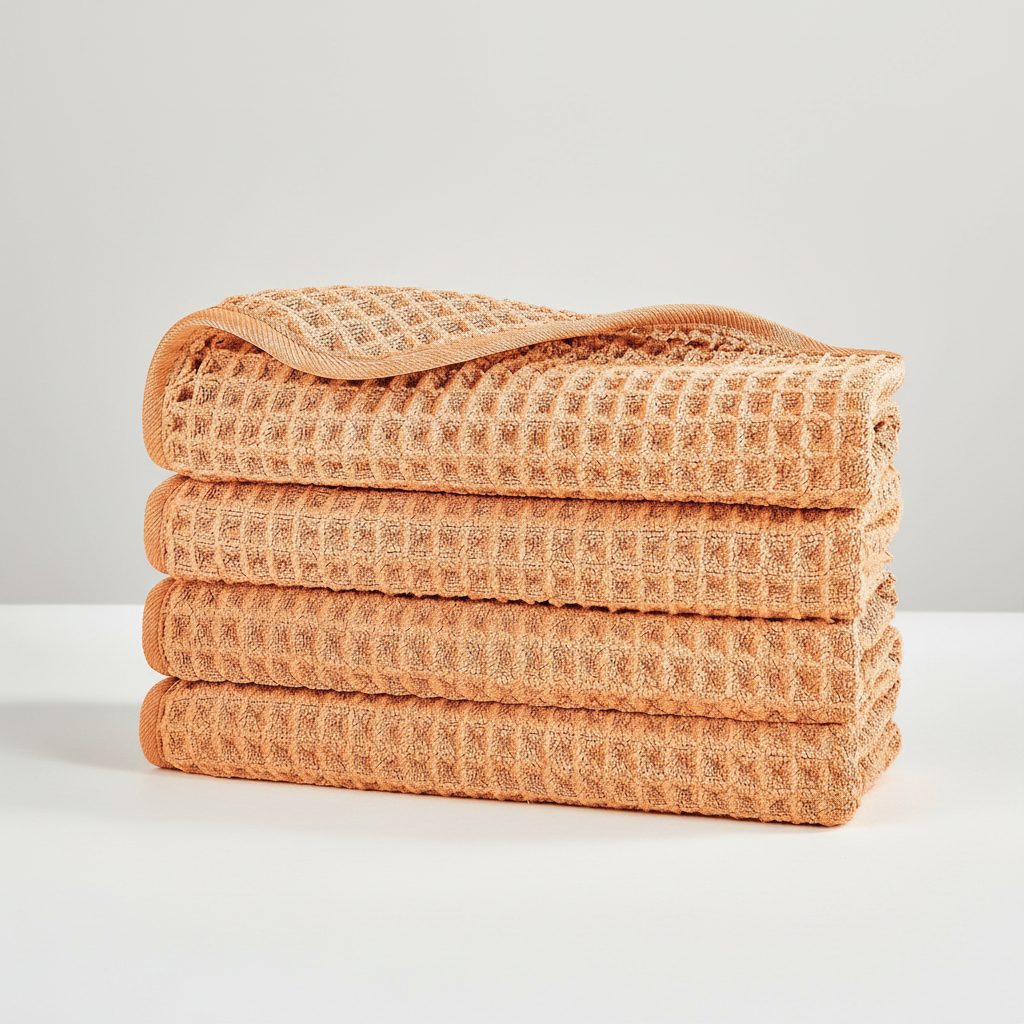 Waffle Weave Microfiber Cleaning Towel