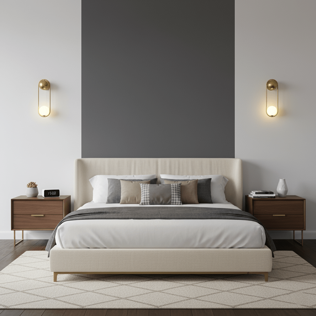 Elegant Brass Wall Light with Glass Shade for Indoor Spaces
