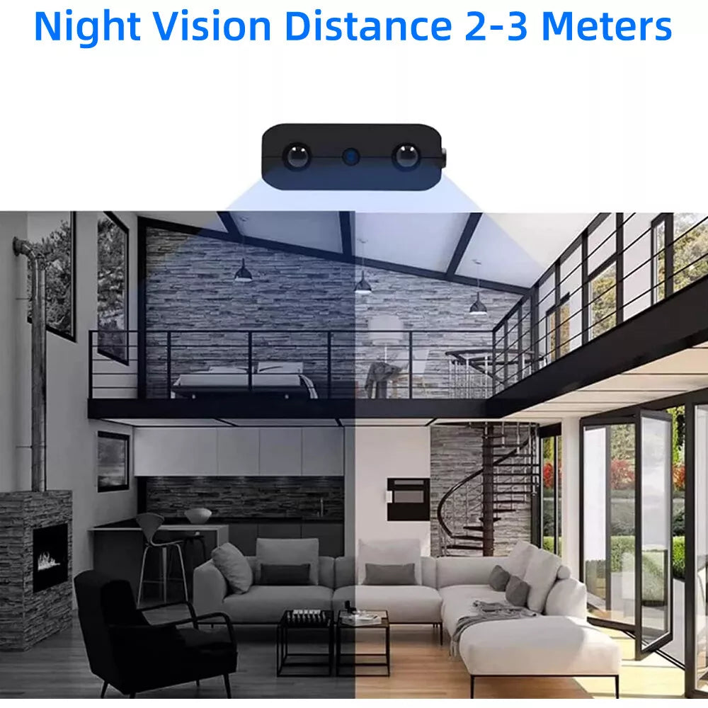 Compact Wi-Fi Surveillance Camera with Audio Recording