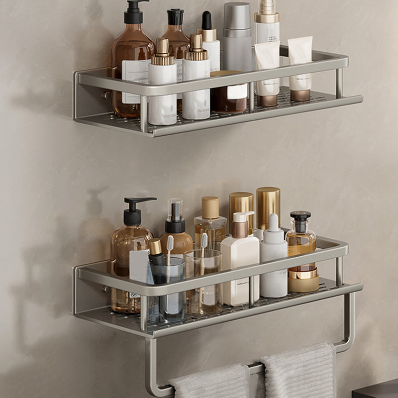Sleek Steel Shelf Set for Modern Bathroom Organization