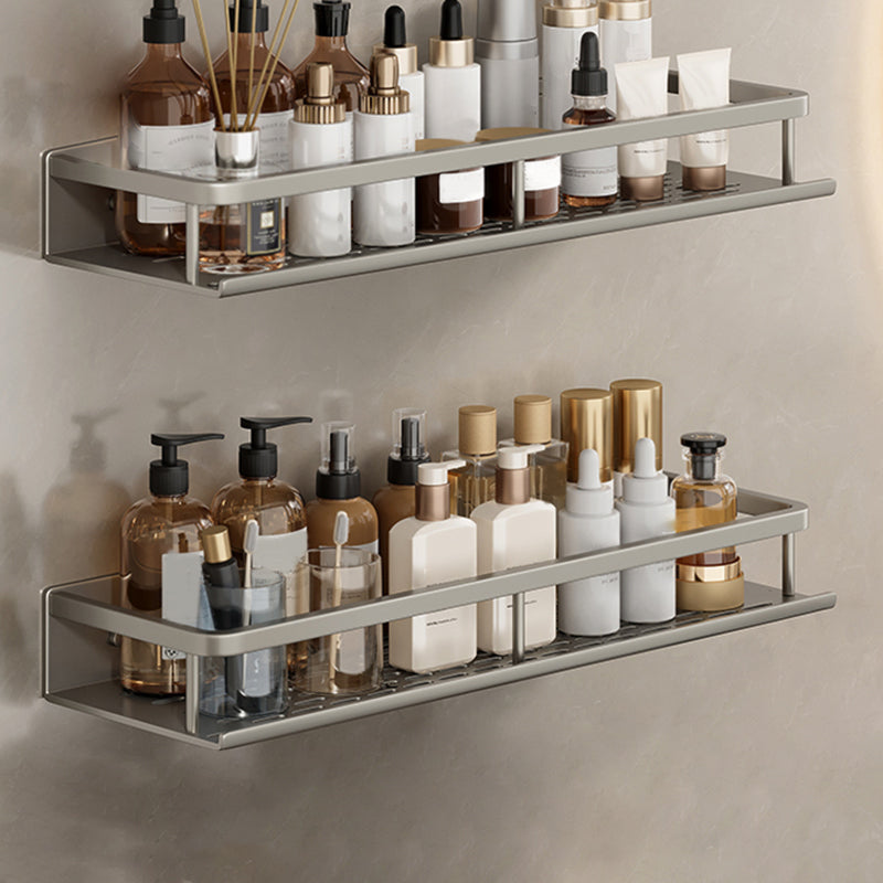 Sleek Steel Shelf Set for Modern Bathroom Organization