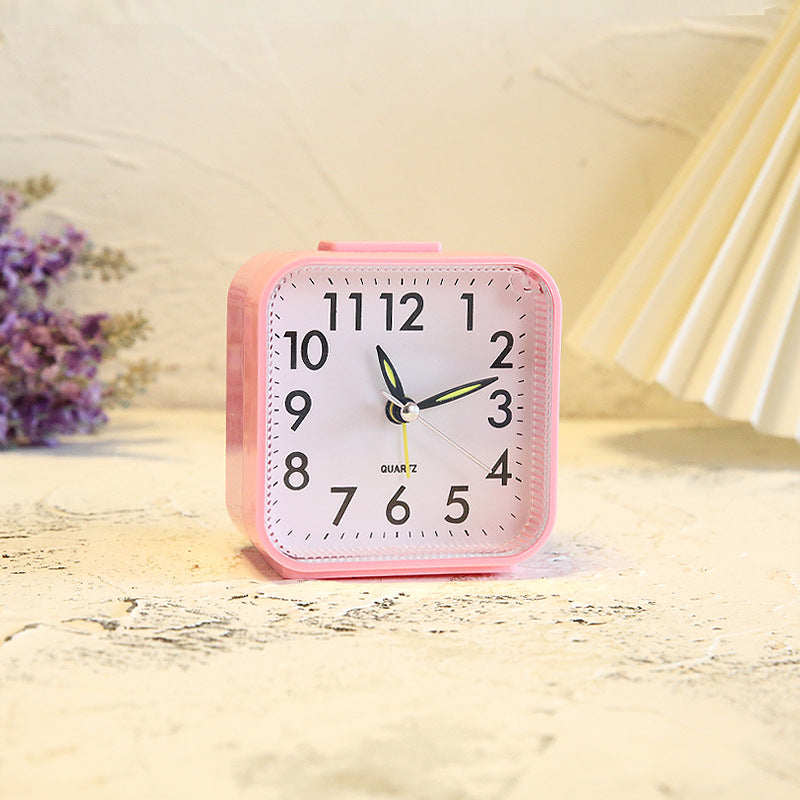 Serene Wake Silent Clock with Clear Display and Soft Alarm